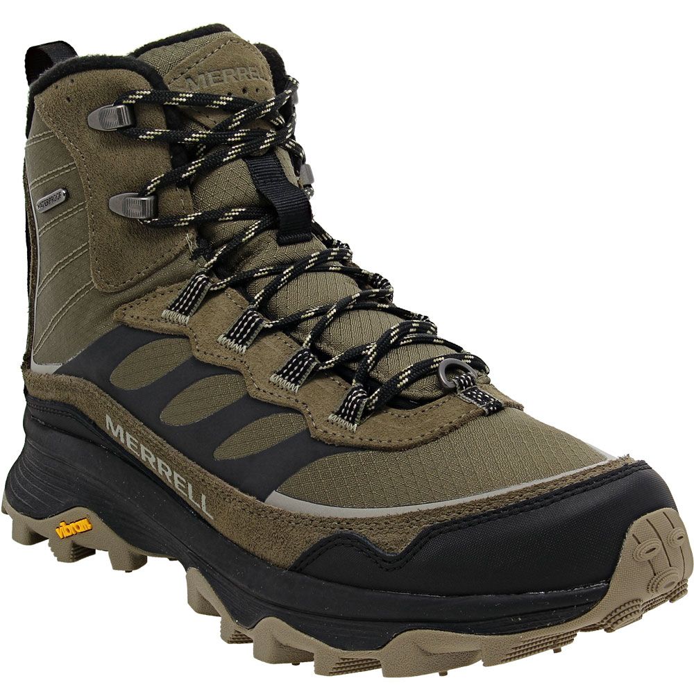 Merrell Moab Speed Thermo Mid Insulated Hiking Boots - Mens Olive