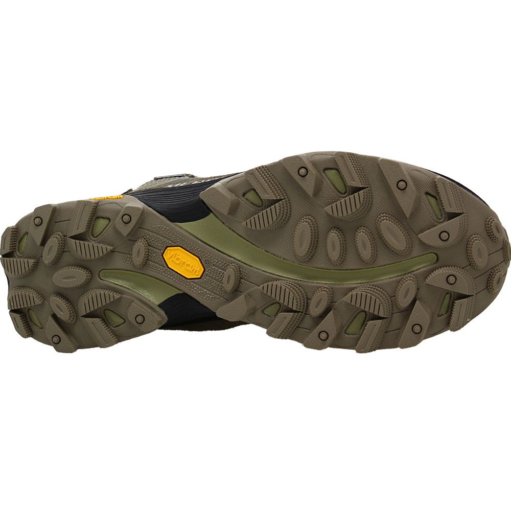 Merrell Moab Speed Thermo Mid Insulated Hiking Boots - Mens Olive Sole View