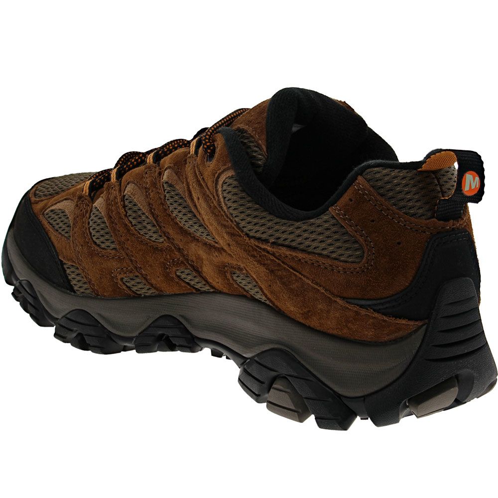 Merrell Moab 3 Low Goretex Hiking Shoes - Mens Earth Back View