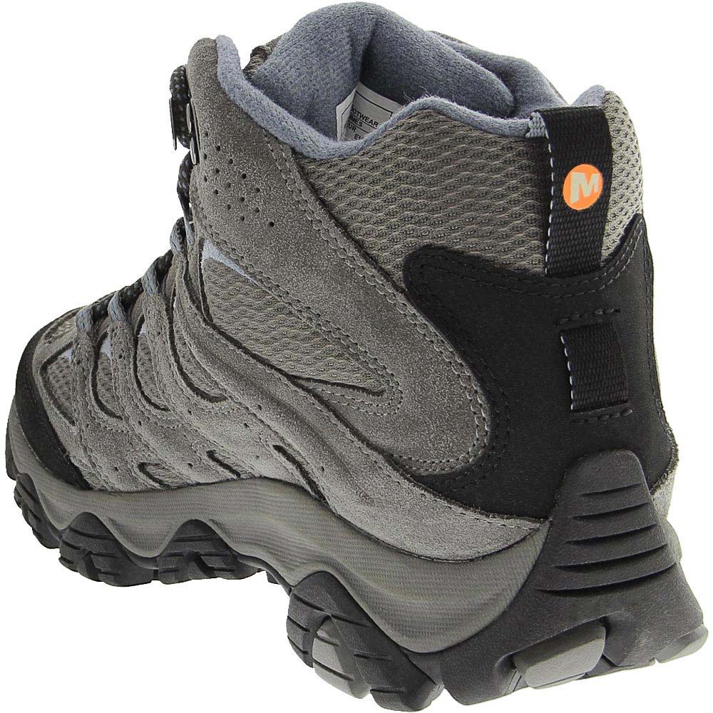 Merrell Moab 3 Mid Waterproof Hiking Boots - Womens Granite Back View