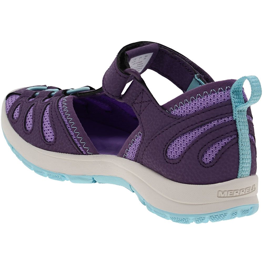 Merrell Hydro Lily Water Sandals - Girls Purple Back View