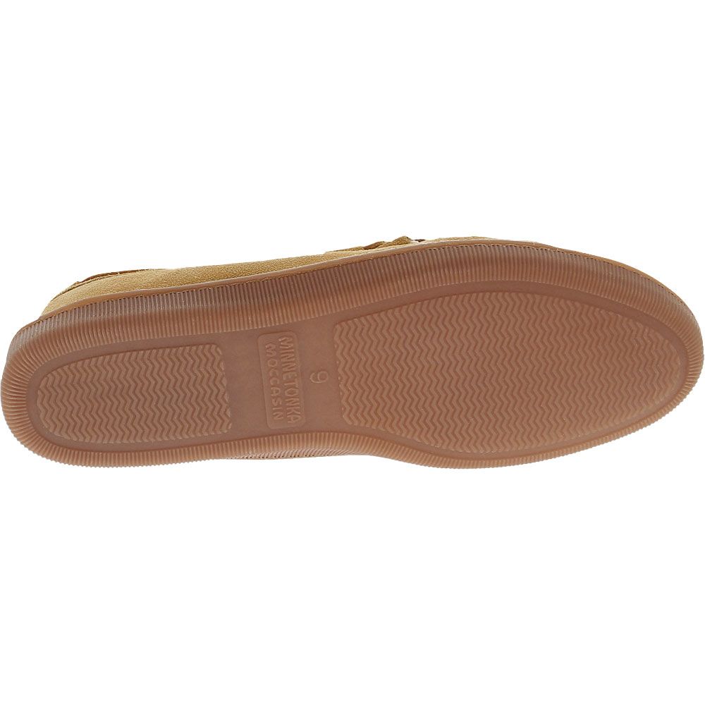 Minnetonka Hardsole Slipper Slippers - Womens Tan Sole View