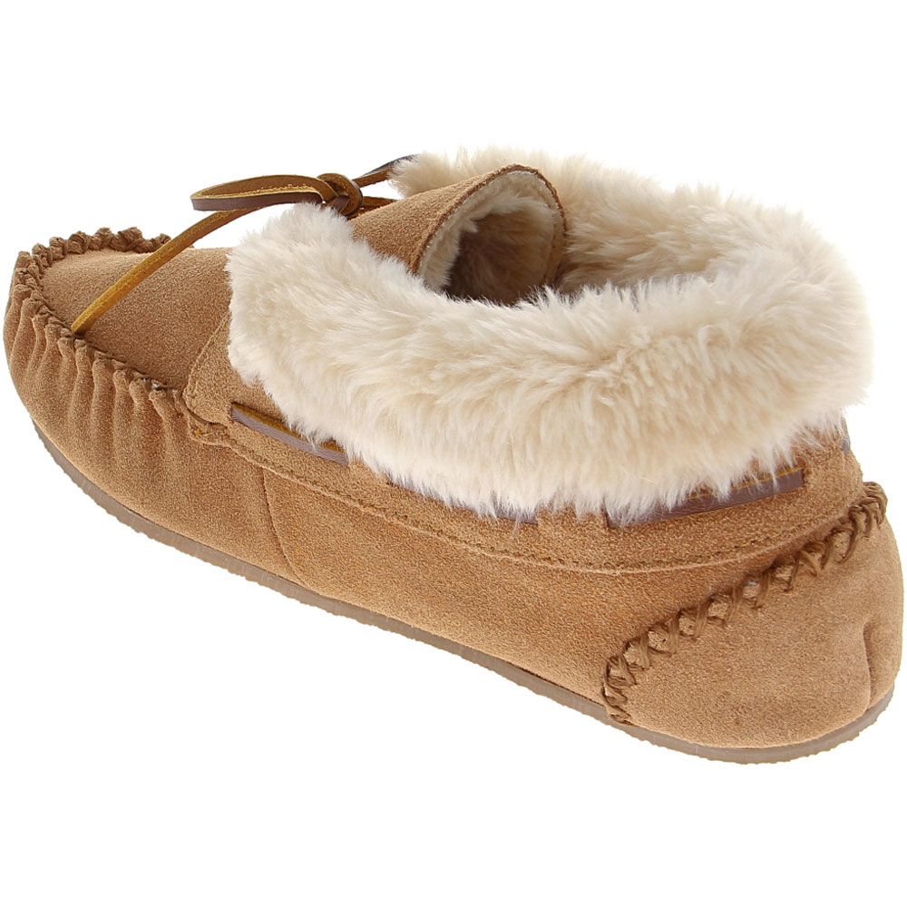 Minnetonka Chrissy Slippers - Womens Cinnamon Back View