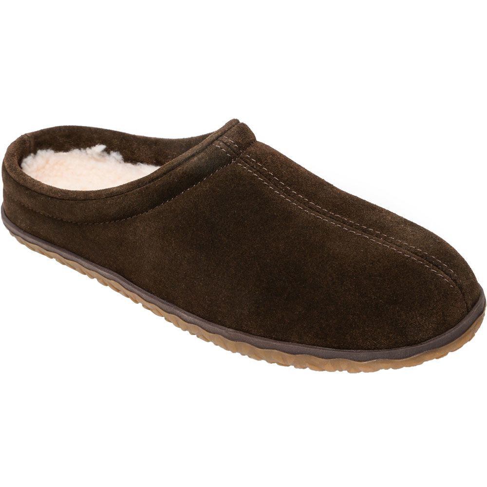 Minnetonka Taylor Clog Slippers - Mens Chocolate