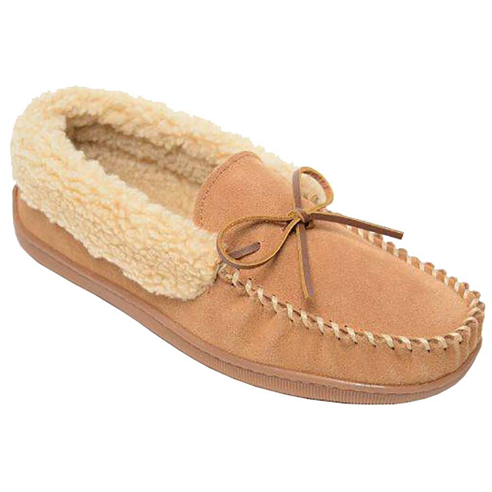 Minnetonka Allen Slippers - Mens Cinnamon