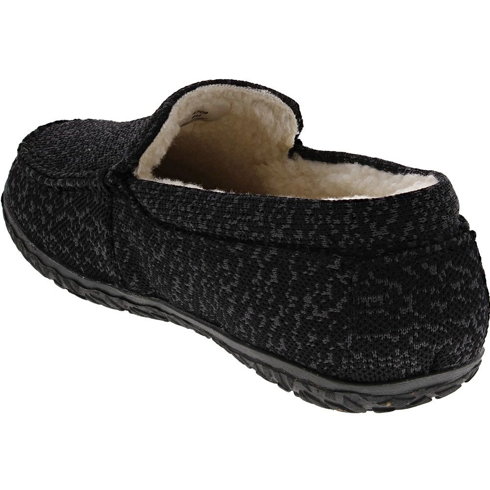 Minnetonka Eco Elm 4709 Mens Slippers Black Back View