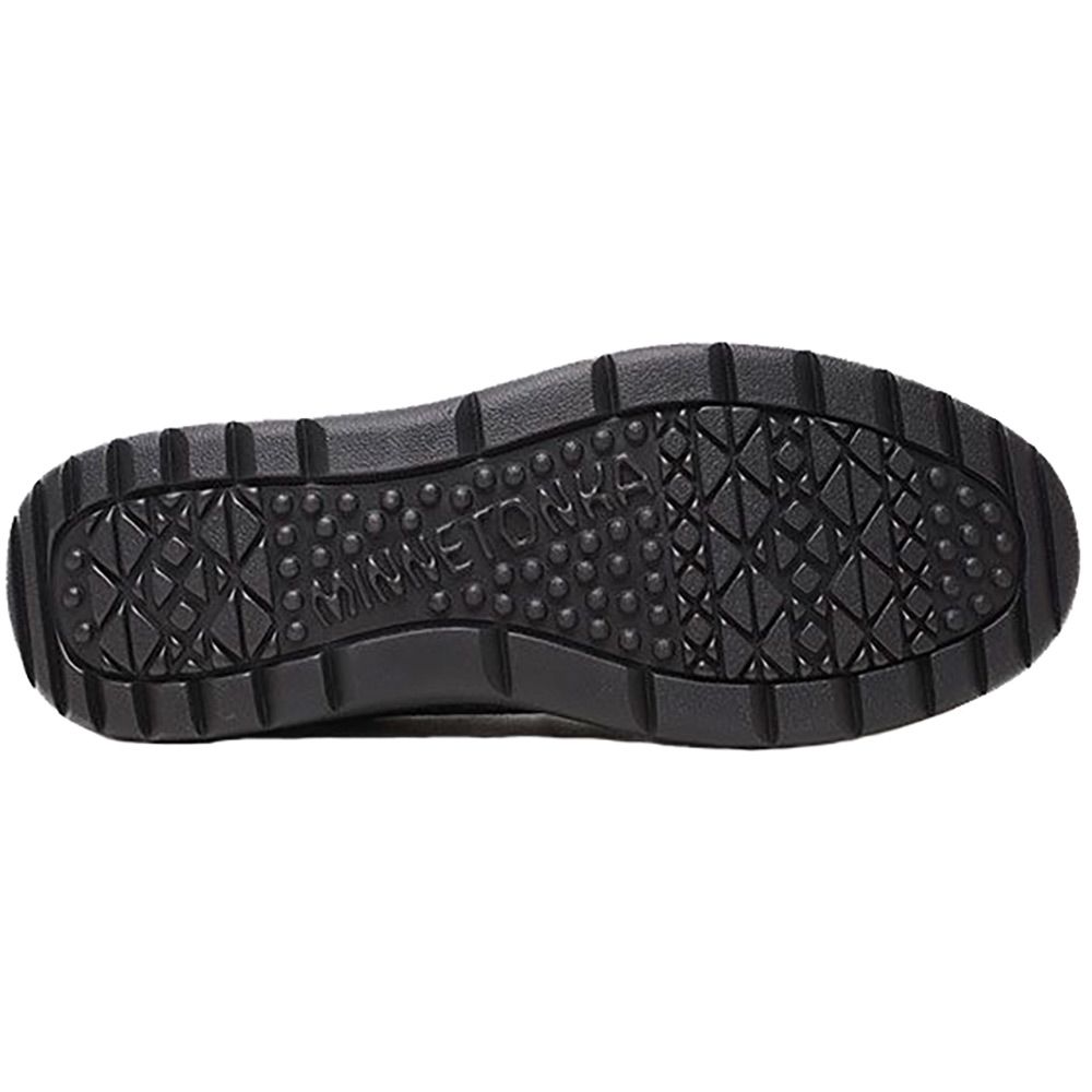 Minnetonka Eco Anew Sneaker Womens Walking Shoes Black Black Black Sole View