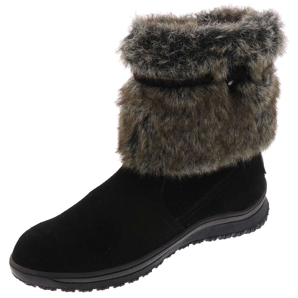 Minnetonka Everett Winter Boots - Womens Black Back View