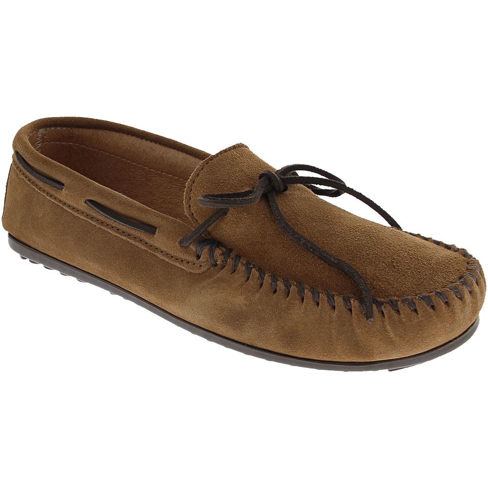 Minnetonka Classic Moc Slippers - Mens Dusty Brown