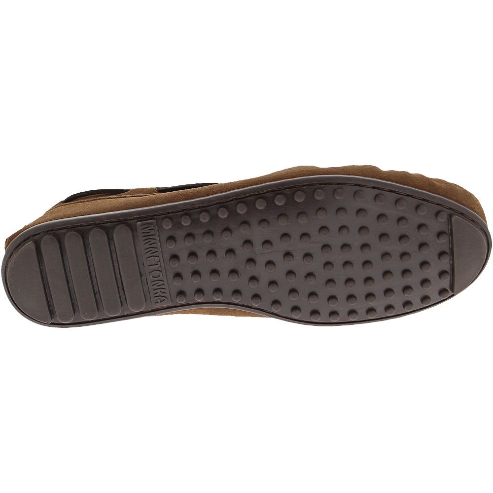 Minnetonka Classic Moc Slippers - Mens Dusty Brown Sole View