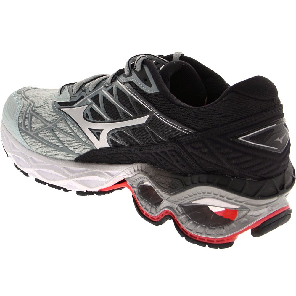 Mizuno Wave Creation 20 Running Shoes - Womens Peach Nectar Silver Back View