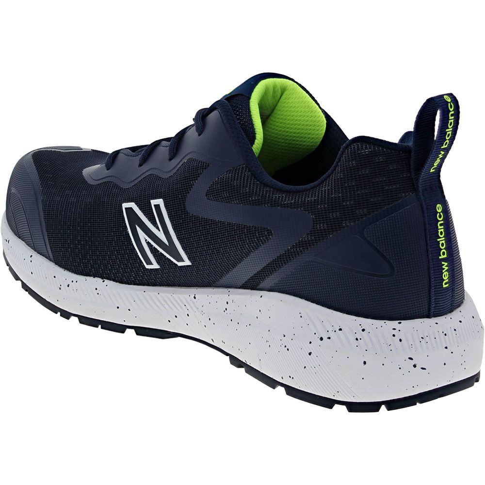 New Balance Work Logic Composite Toe Work Shoes - Mens Navy Back View