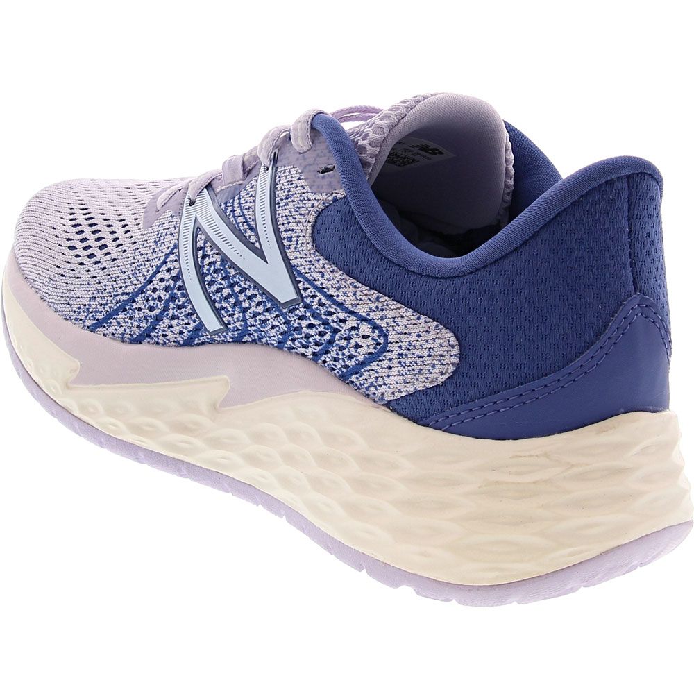 New Balance Freshfoam Evare Running Shoes - Womens Grey Purple Back View