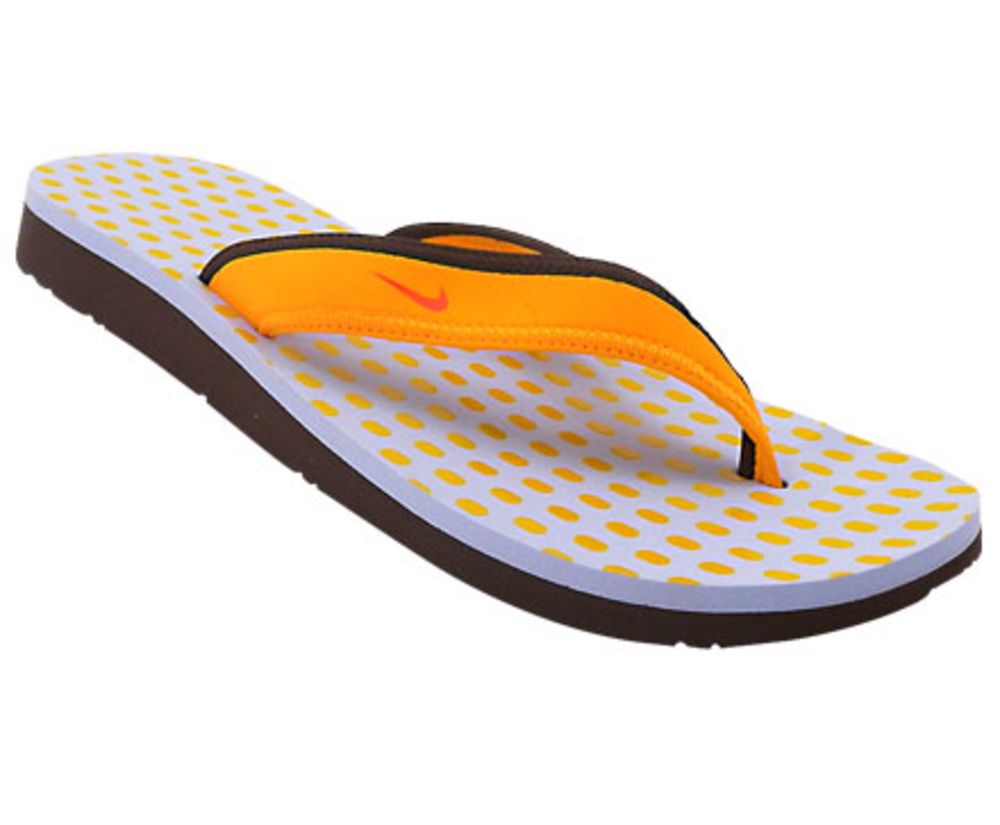 Nike Celso Thong Sandals - Womens Orange Brown Blue