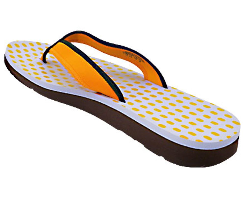 Nike Celso Thong Sandals - Womens Orange Brown Blue Back View