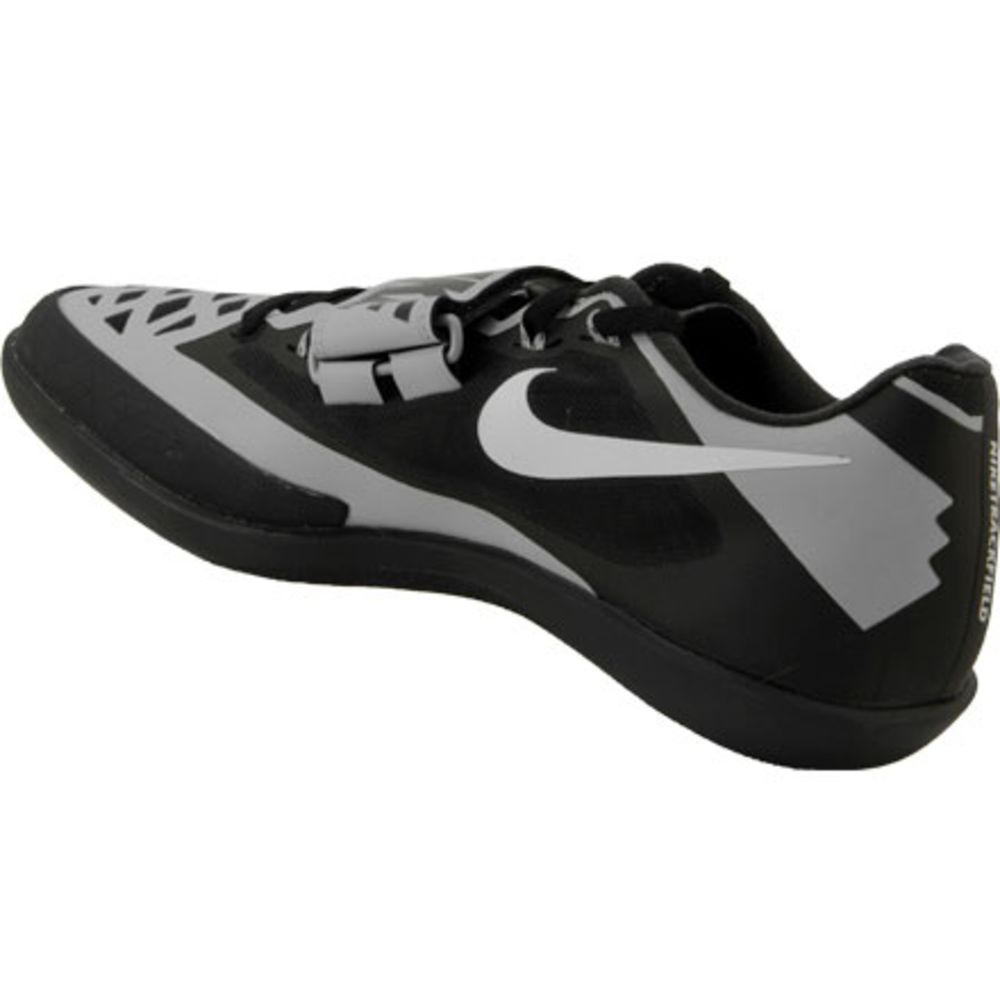 Nike Zoom Sd 4 Track and Field Throwing Shoes - Mens Black White Magnet Grey Back View