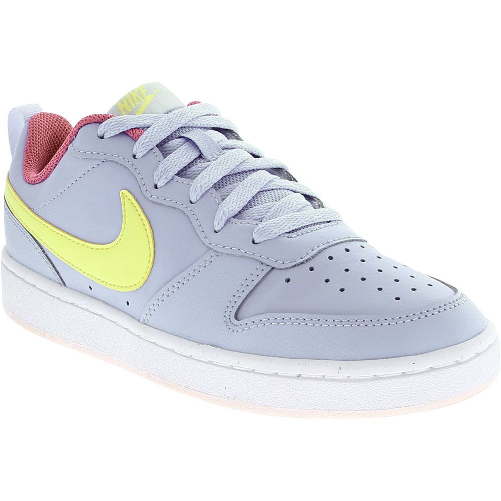 Nike Court Borough Low 2 Basketball - Boys | Girls Cobalt Pink Lemon