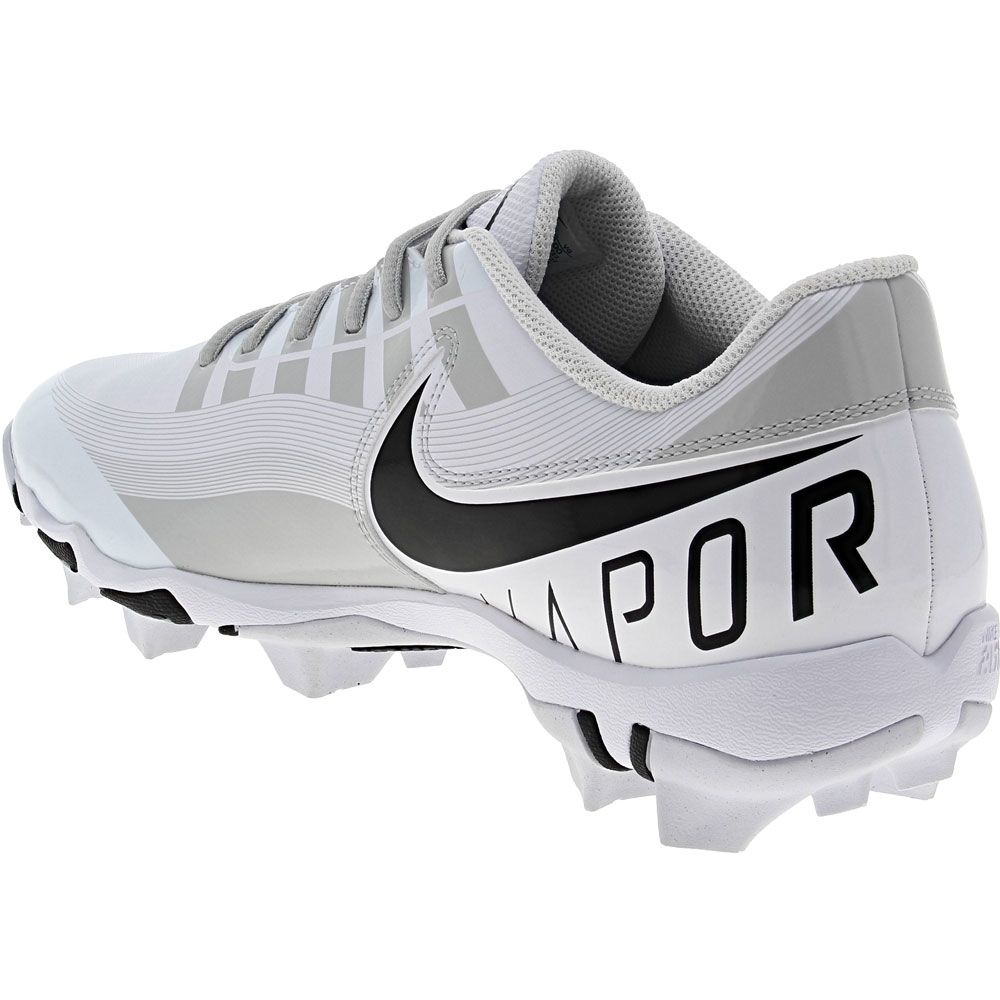 Nike Vapor Edge Shark Football Cleats - Mens White Back View