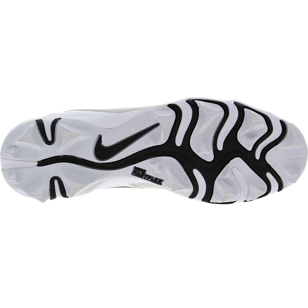 Nike Vapor Edge Shark Football Cleats - Mens White Sole View