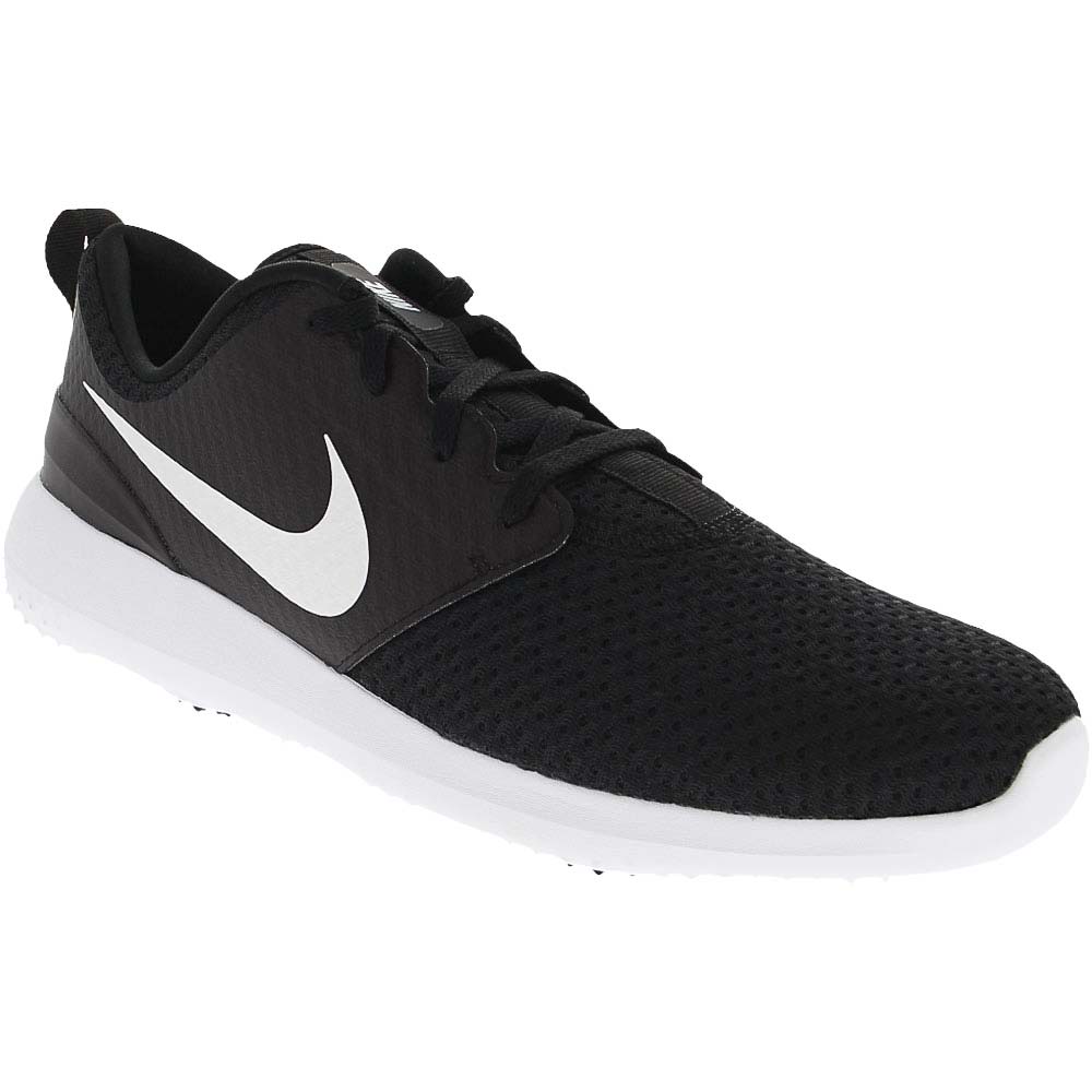 Nike Roshe G 2 Golf Shoes - Mens Black Metallic White White