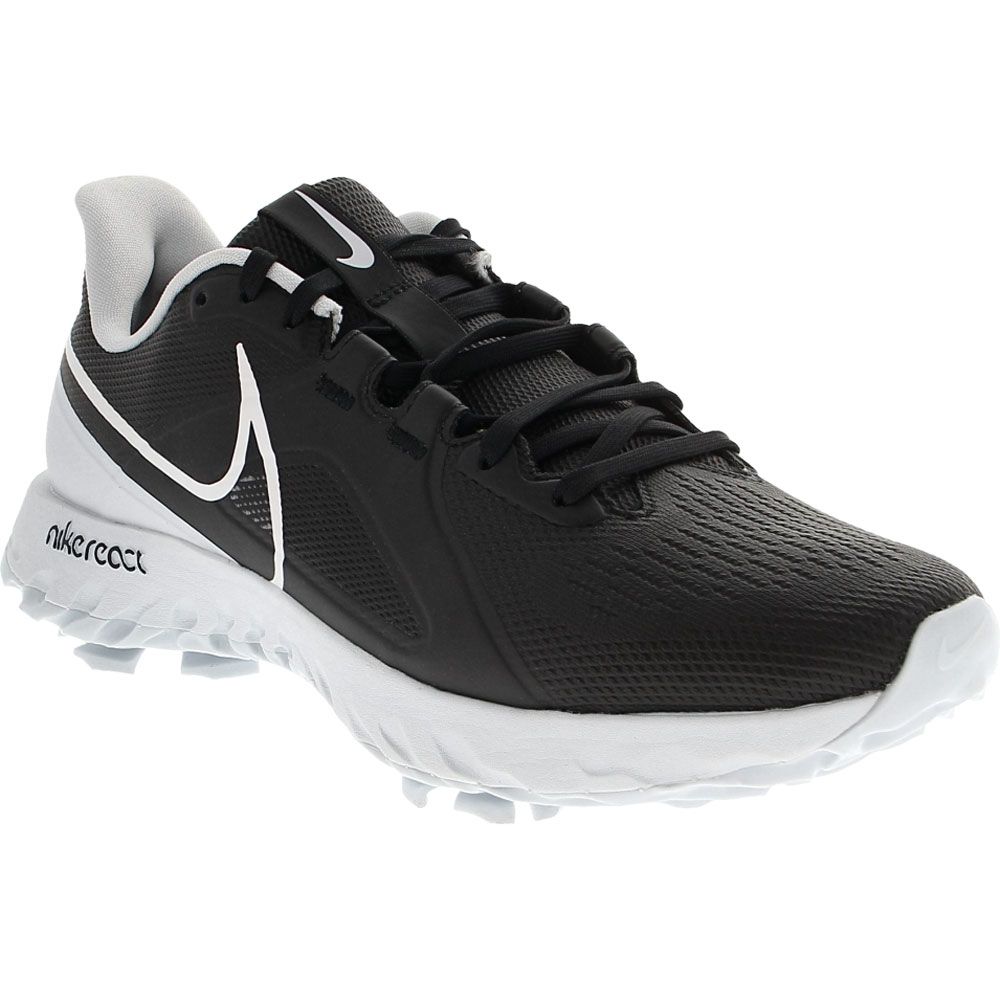 Nike React Infinity Pro WP Golf Shoes - Mens Black White Platinum