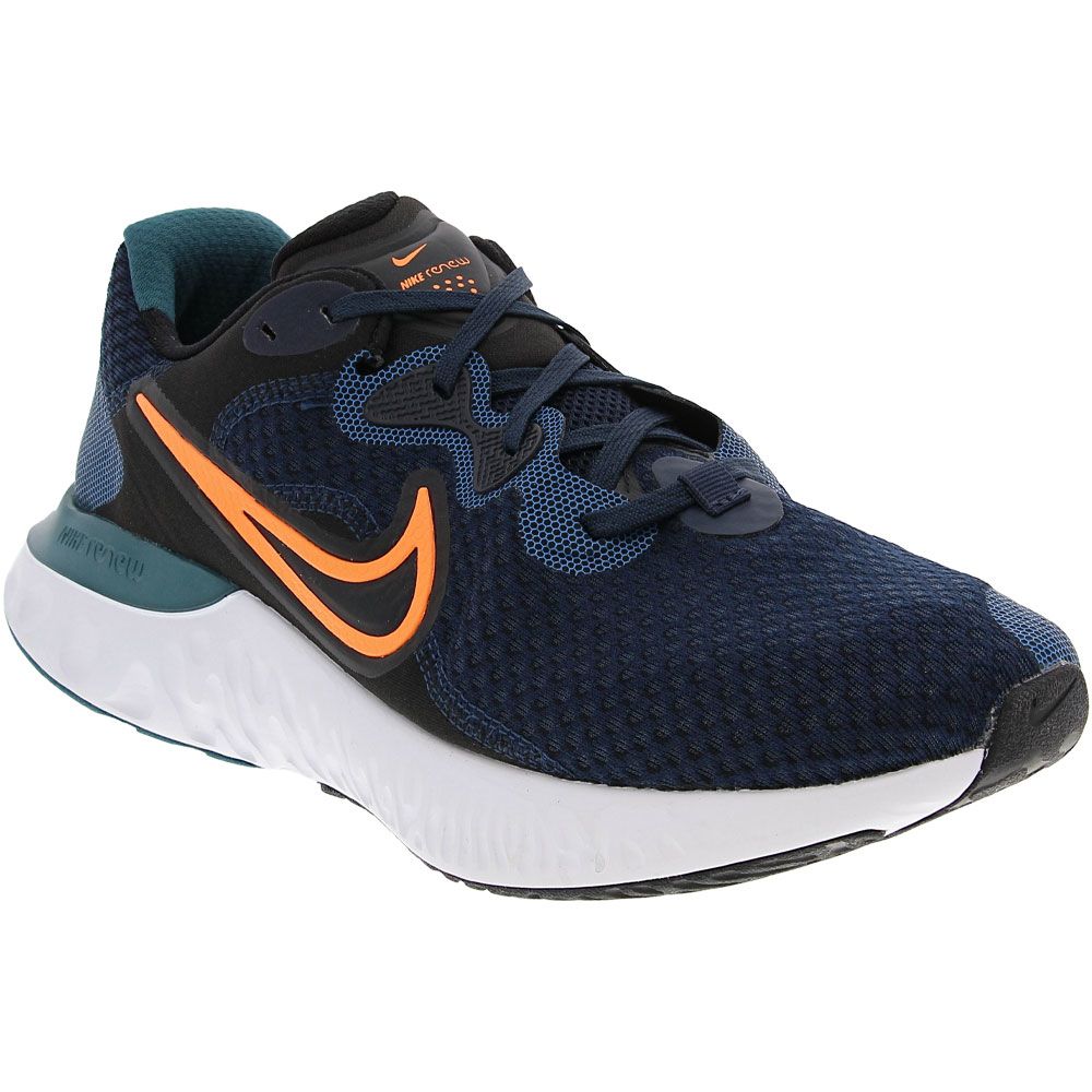 Nike Renew Run 2 Running Shoes - Mens Navy Black Black