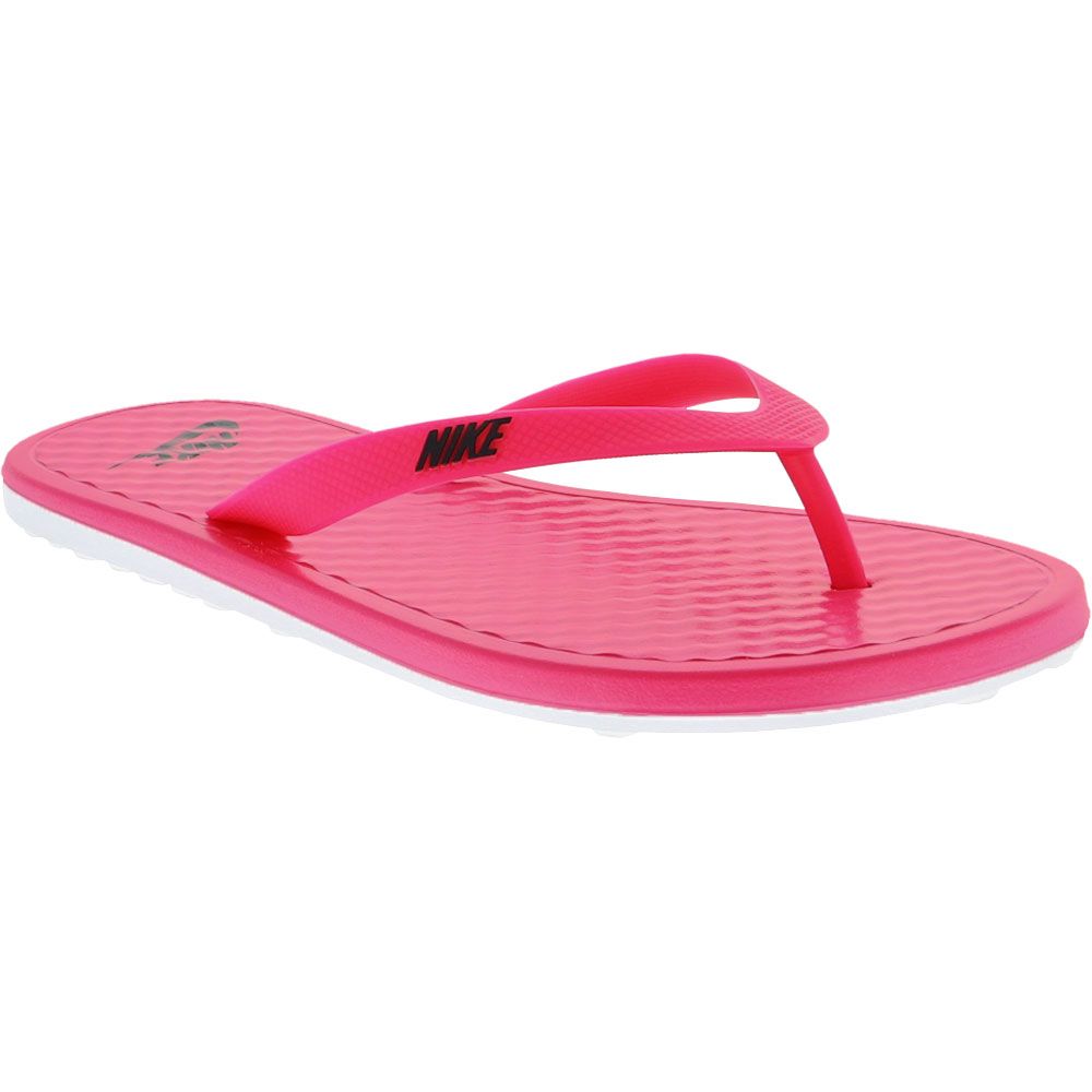 Nike On Deck Womens Flip Flop Sandals - Womens Pink White