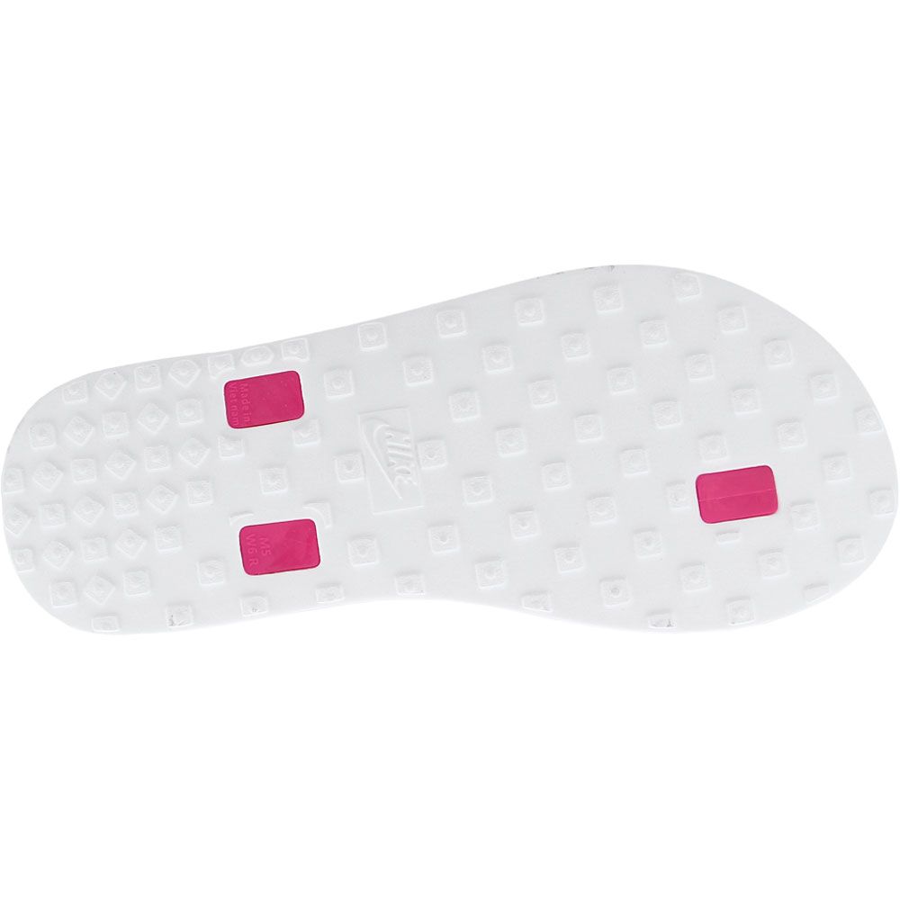 Nike On Deck Womens Flip Flop Sandals - Womens Pink White Sole View