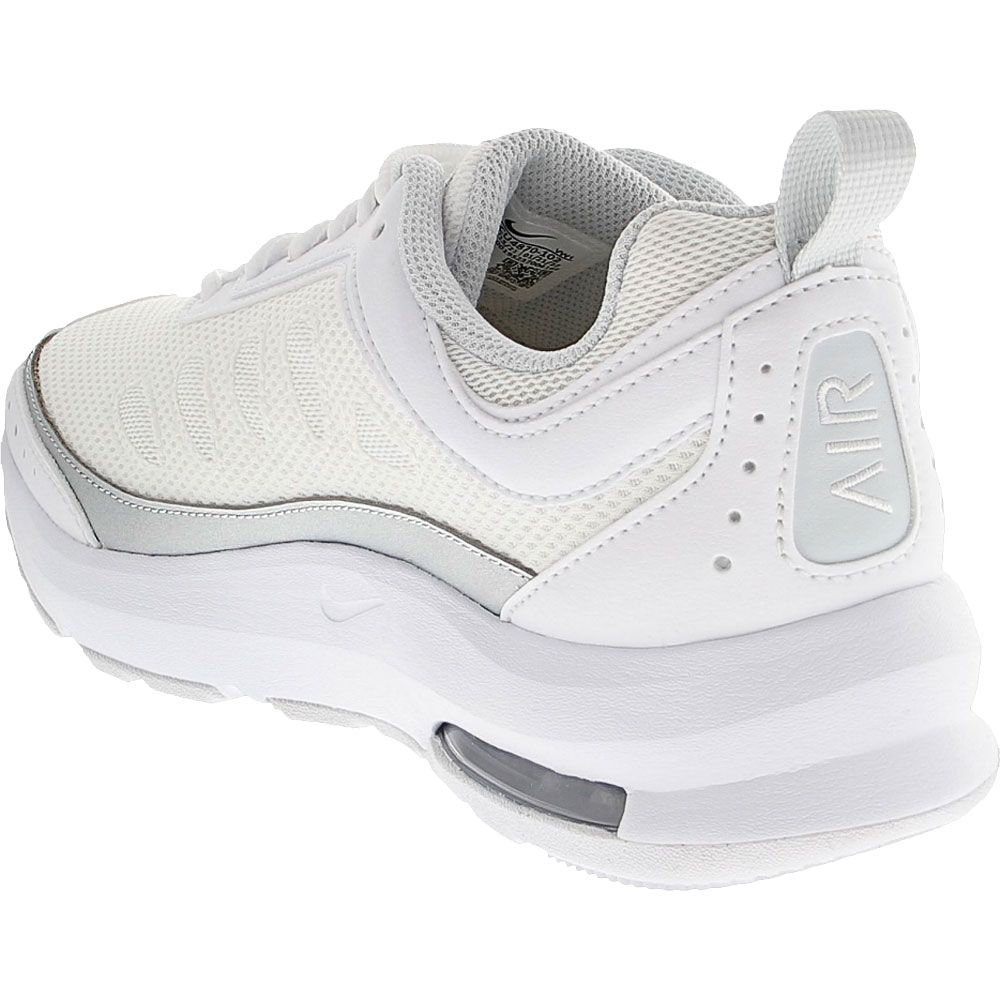 Nike Air Max Ap Lifestyle Shoes - Womens White Black Back View