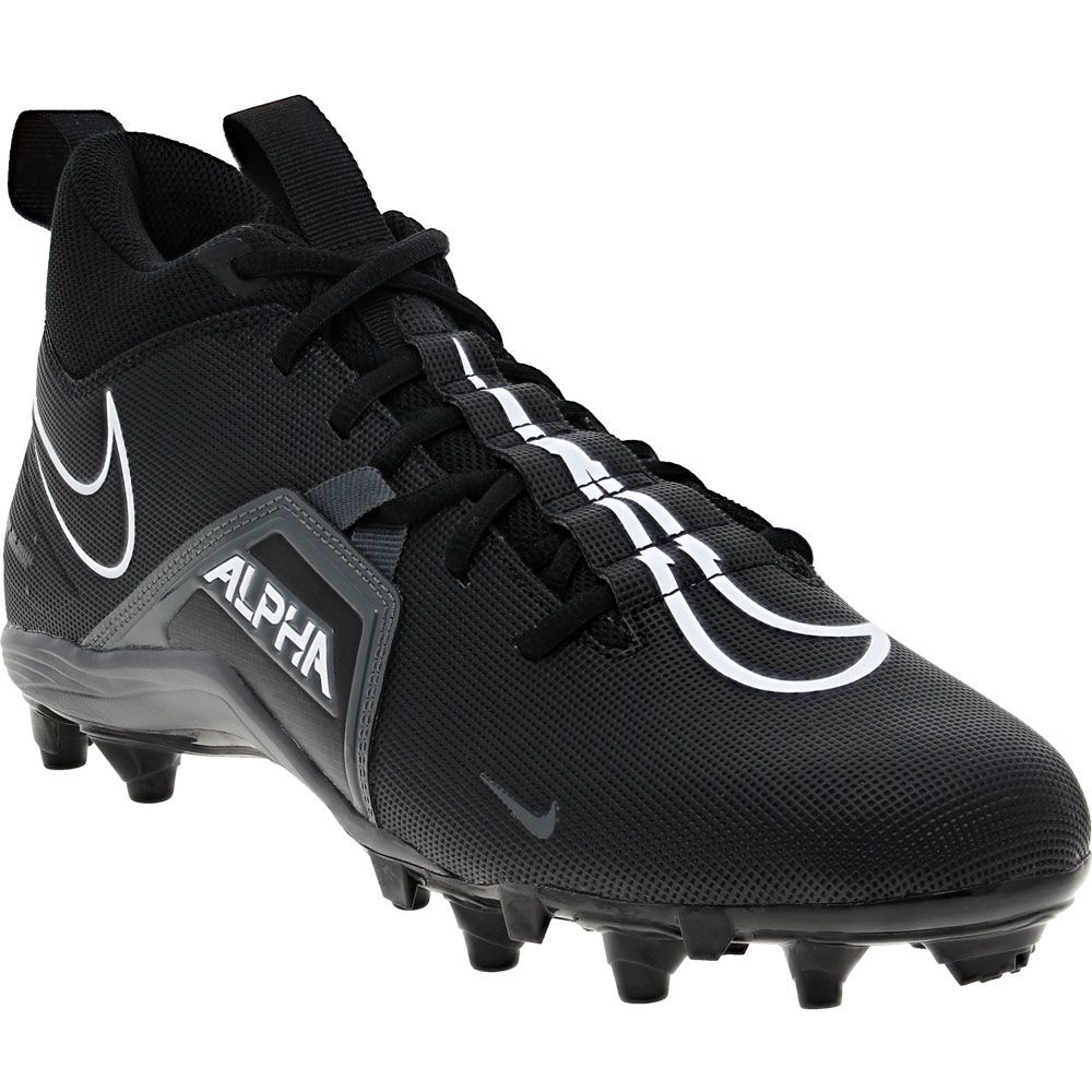 Nike Alpha Menace Varsity 3 Football Cleats - Mens Black Grey