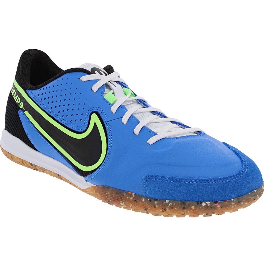 Nike Tiempo Legend 9 Soccer Cleats - Mens Light Blue Black Lime