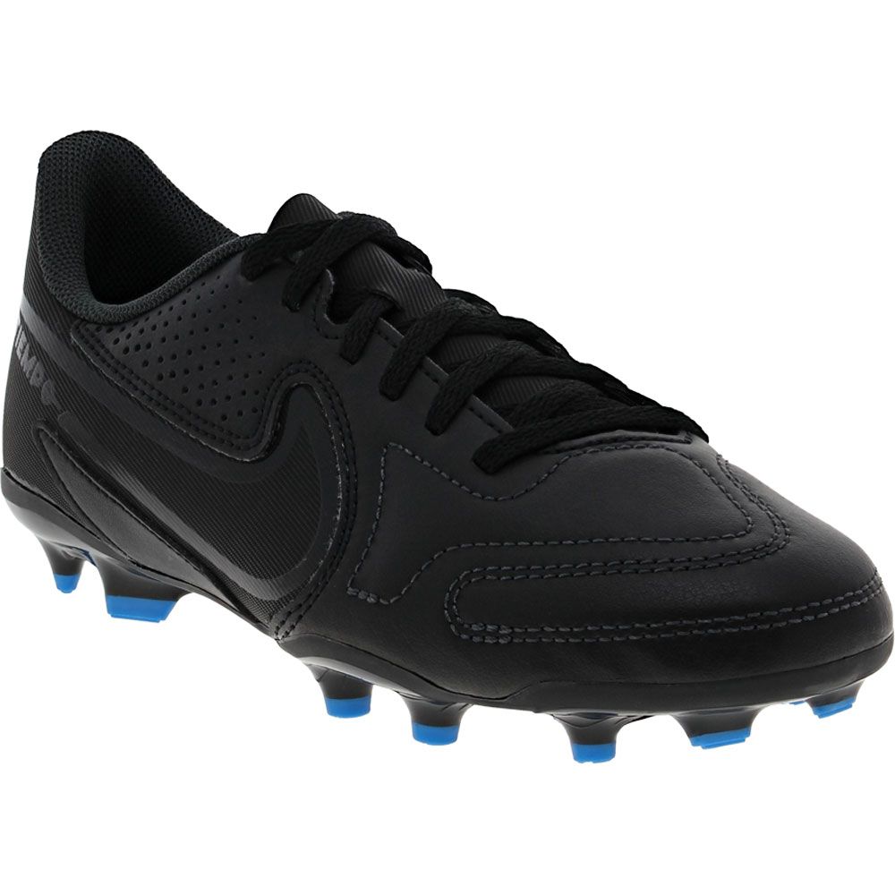 Nike Jr Legend 9 Club FG Outdoor Soccer Cleats - Boys Black White Blue