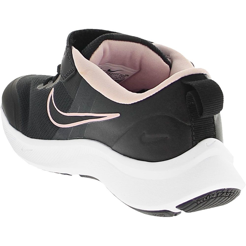 Nike Star Runner 3 Ps Running - Boys | Girls Black Pink Back View