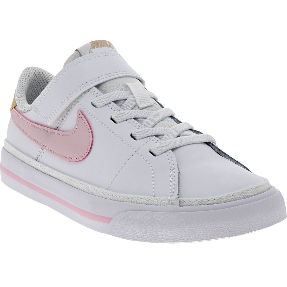 Nike Court Legacy Ps Skate - Boys | Girls White Pink Tan