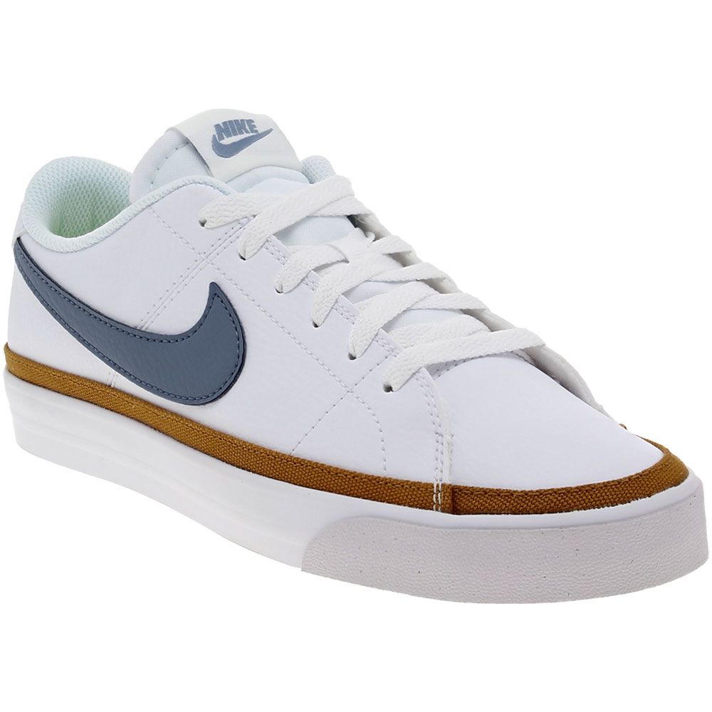 Nike Court Legacy Next Nature Lifestyle Shoes - Womens White Ashen Slate Wheat