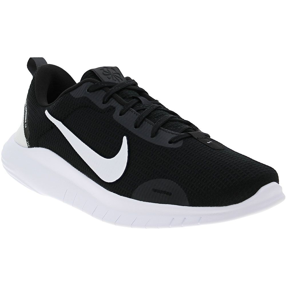 Nike Flex Experience Rn 12 Running Shoes - Mens Black White Smoke Grey