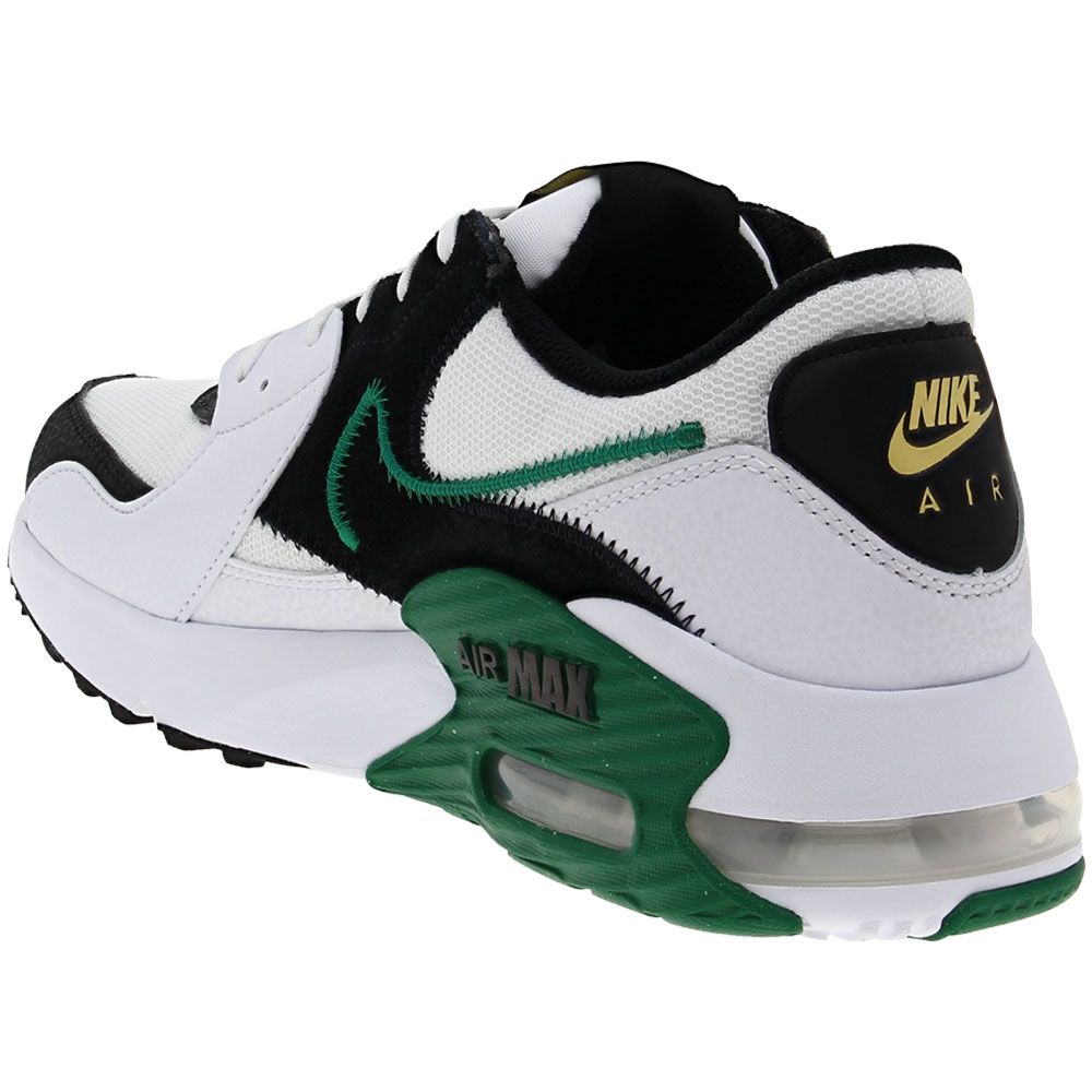 Nike Air Max Excee Lifestyle Running Shoes - Mens White Black Malachite Back View
