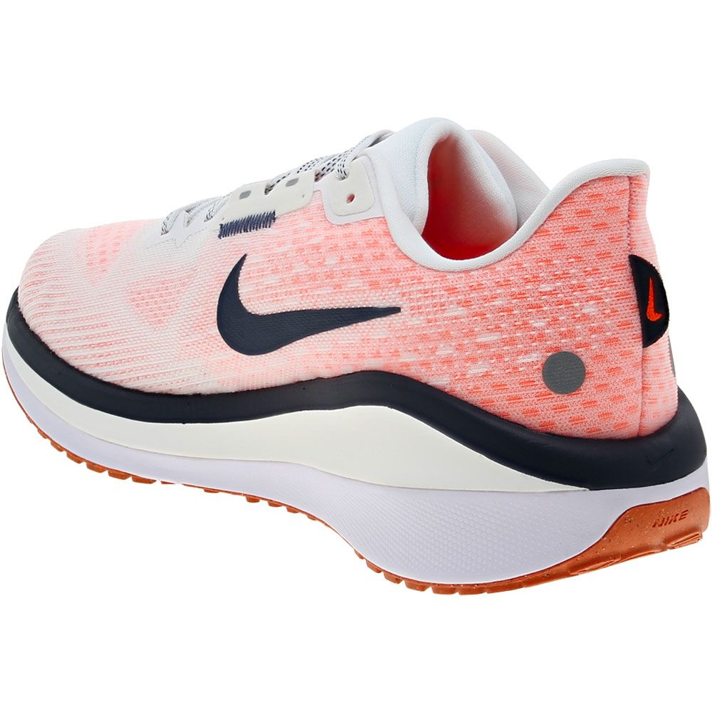 Nike Vomero 17 Running Shoes - Mens Summit White Orange Blue Back View