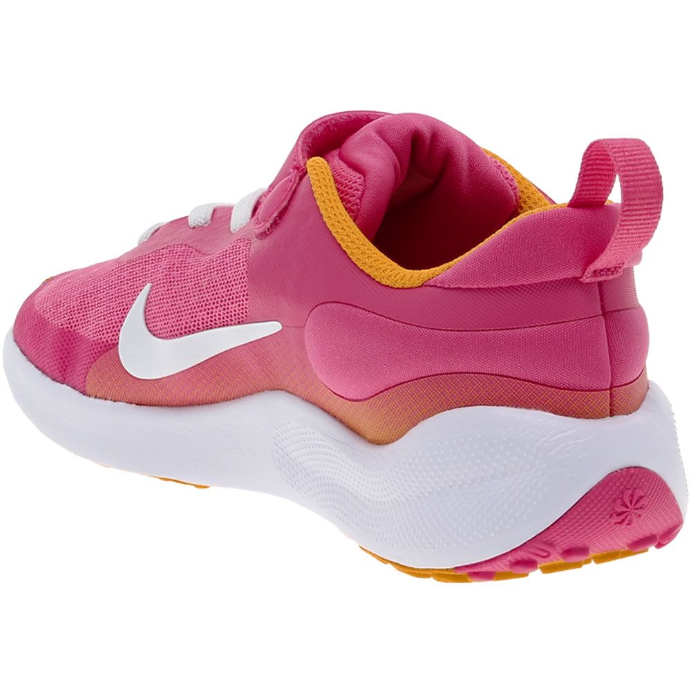 Nike Revolution 7 Little Kids Running Shoes Pinksicle Summit White Back View