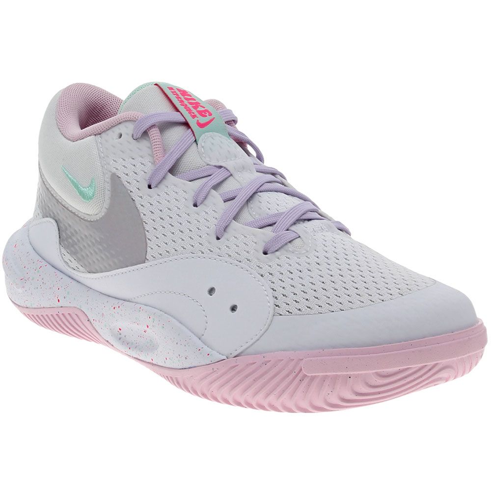 Nike Hyperquick SE Volleyball Shoes - Mens White Pink Foam Violet Mist