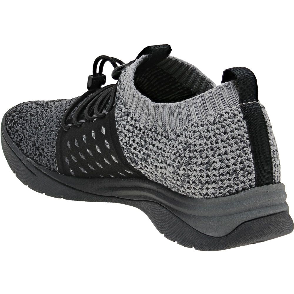 Nurse Mates Align Torri Womens Duty Shoes Charcoal Ombre Grey Back View