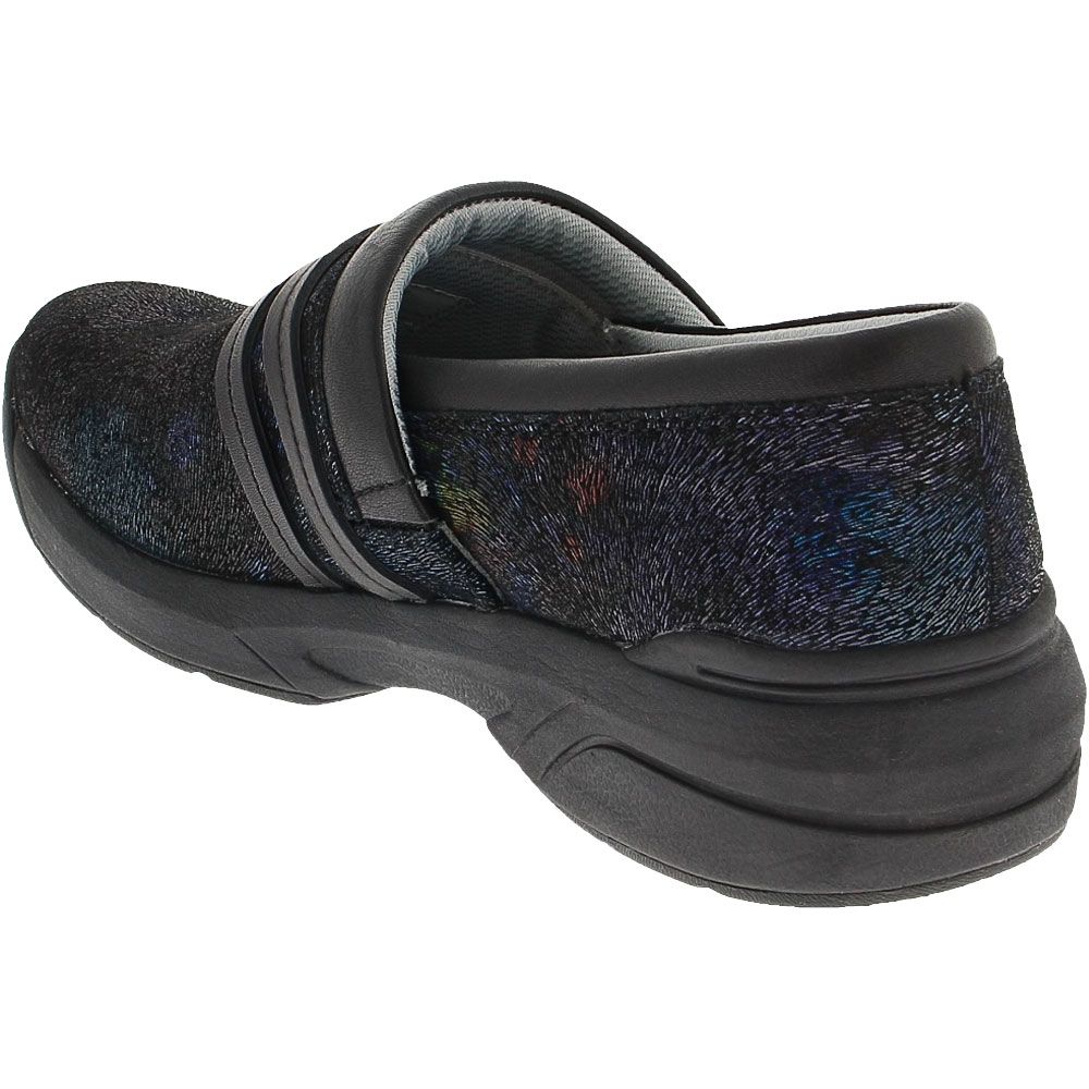 Nurse Mates Ceri Clogs Casual Shoes - Womens Galaxy Print Back View