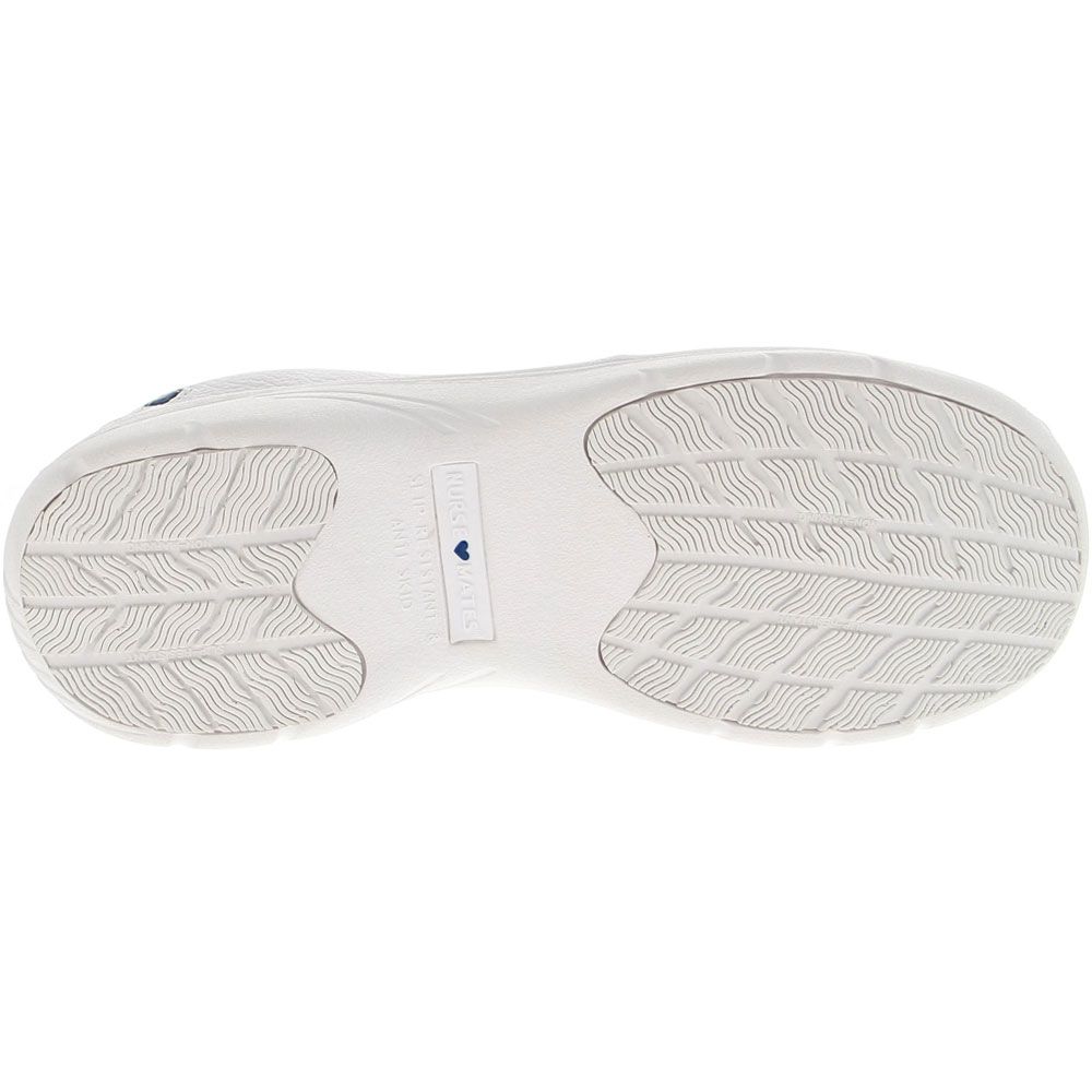 Nurse Mates Dove Slip On Nursing Shoe - Womens White Sole View