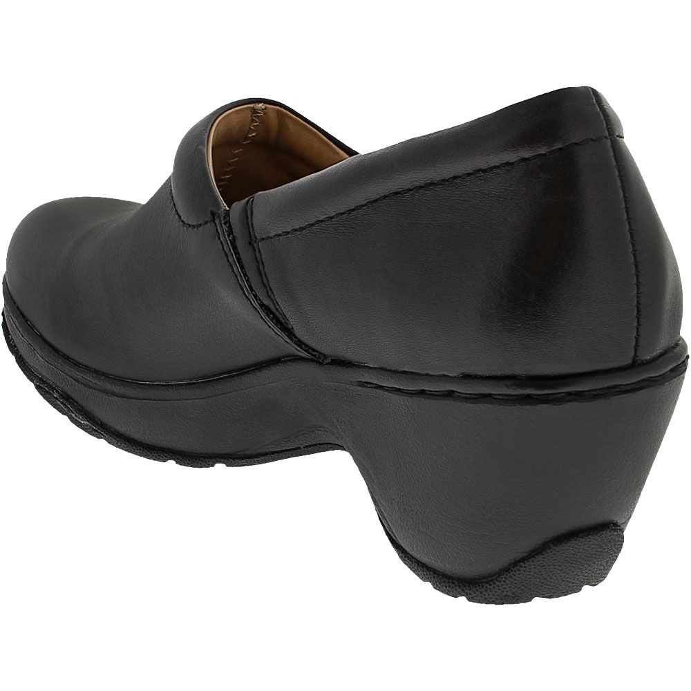 Nurse Mates Bryar Clog Duty Shoes - Womens Black Back View