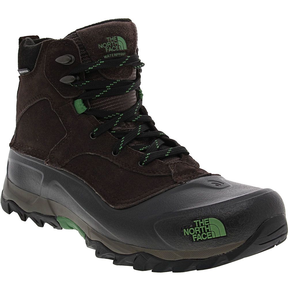 The North Face Snowfuse Winter Boots - Mens Ganache Brown Sullivan Green