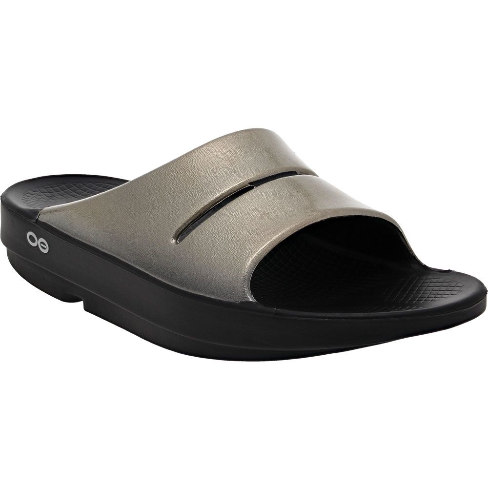 Oofos Ooahh Luxe Slide Sandals - Womens Latte