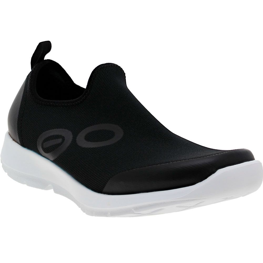 Oofos OOmg Sport Recovery Shoes - Womens Black White