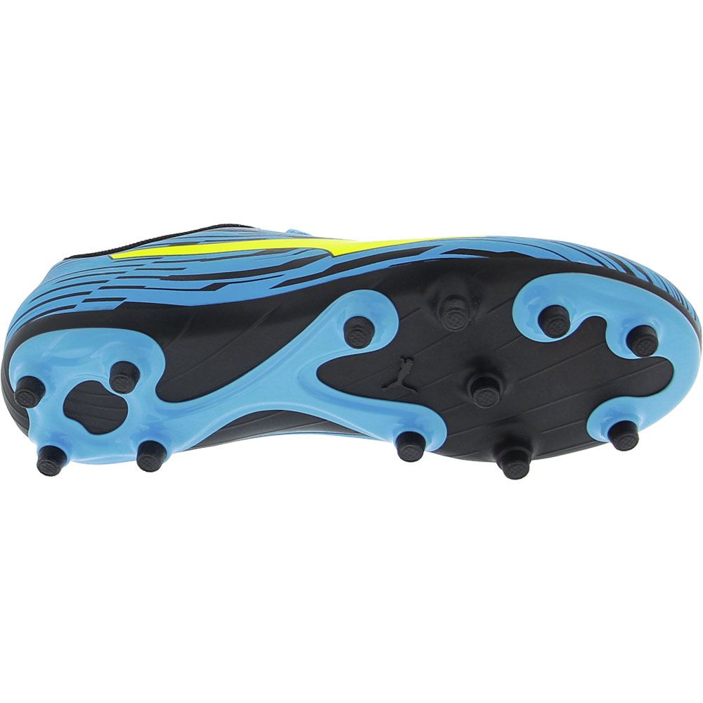 Puma Rapido 3 FG Kids Outdoor Soccer Cleats Blue Sole View