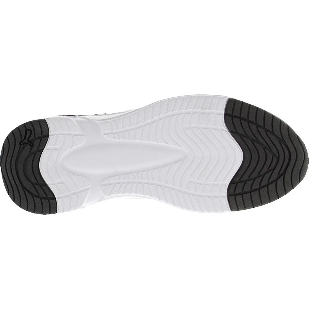 Puma Softride Premier Slip-On Mens Lifestyle Shoes White Black Sole View