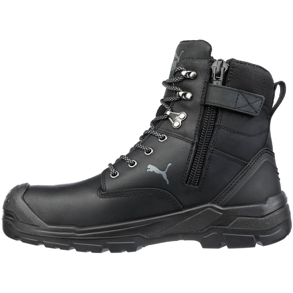 Puma Safety Conquest CTX Soft Toe Work Boots - Mens Black Back View